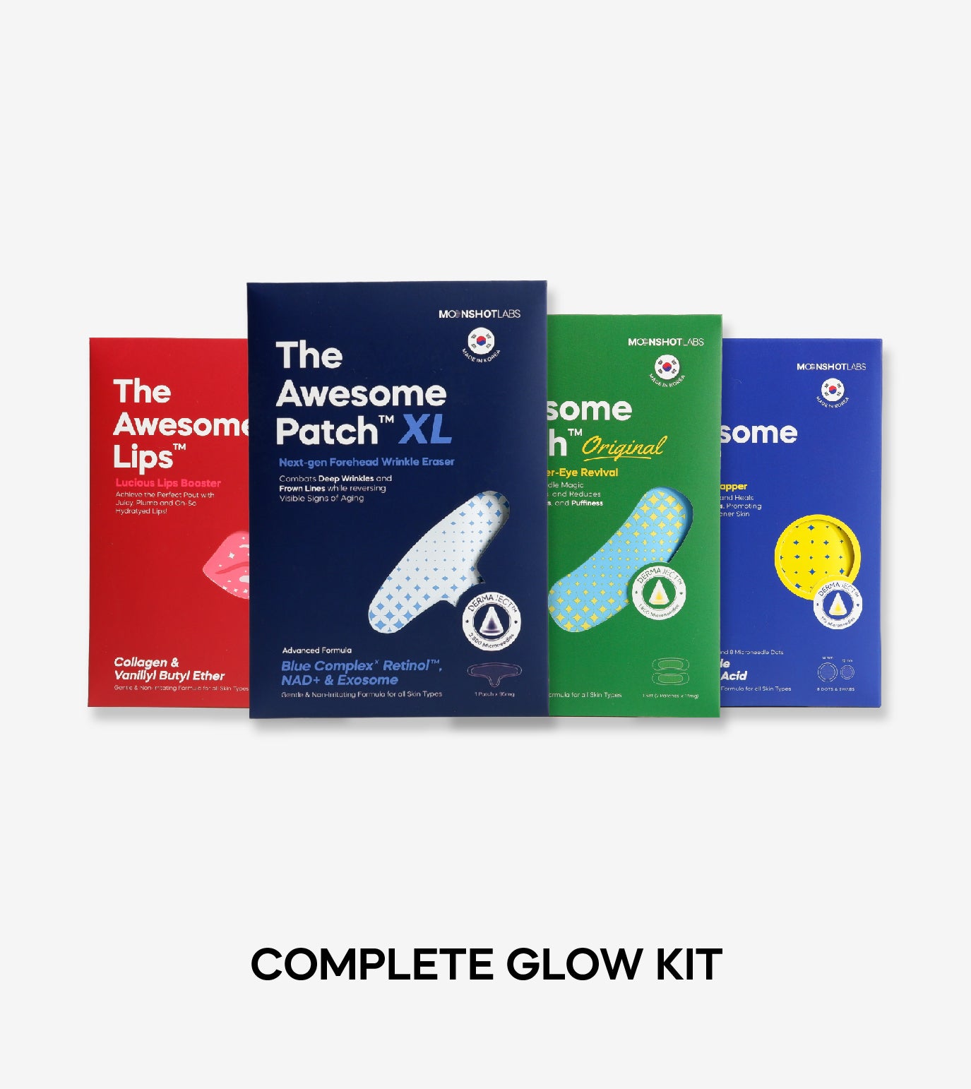 4 Awesome Products  (Patch +XL+Dot+Lips)