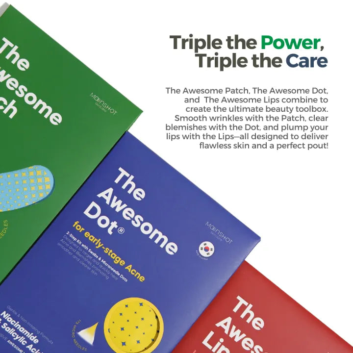 4 Awesome Products  (Patch +XL+Dot+Lips)